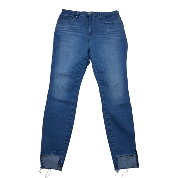 Good American Good Waist Hem Skinny Jeans - Picture 2 of 12